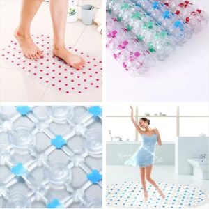 tapis antidérapant de bain à ventouse