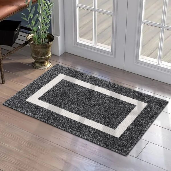 tapis d'entrée noir