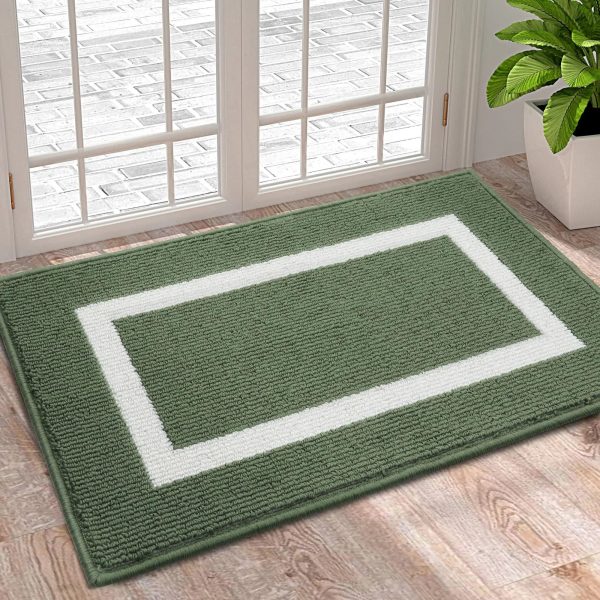 tapis d'entrée vert