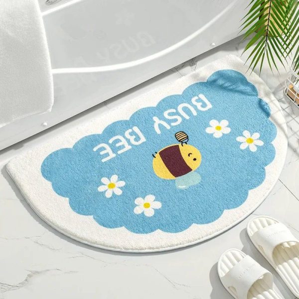 tapis de bain antidérapant abeille