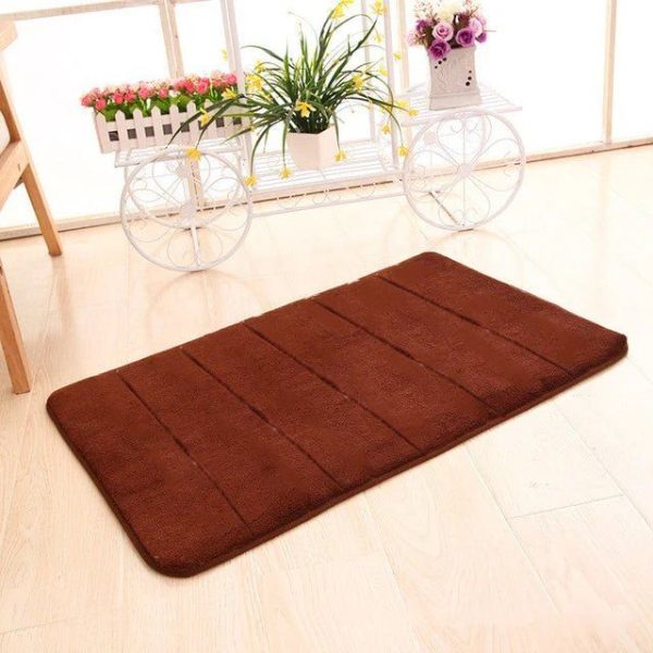 tapis de bain antidérapant café