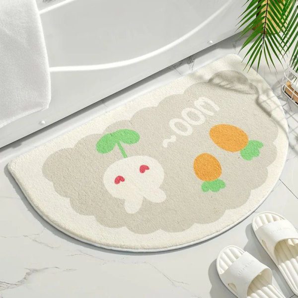 tapis de bain antidérapant carottes