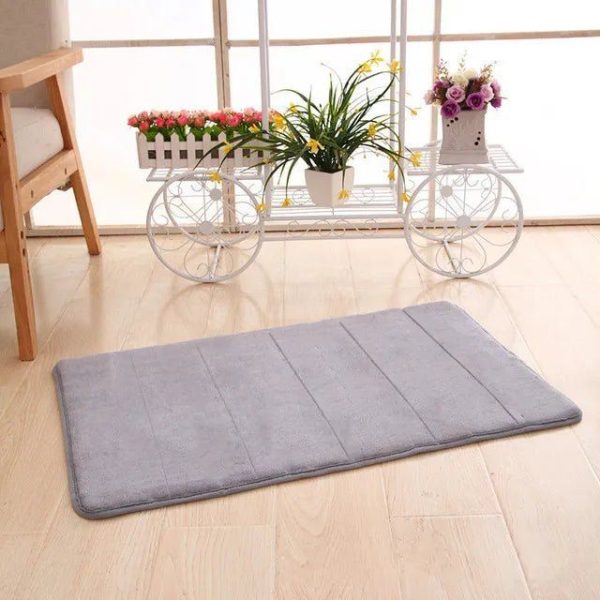 tapis de bain antidérapant gris