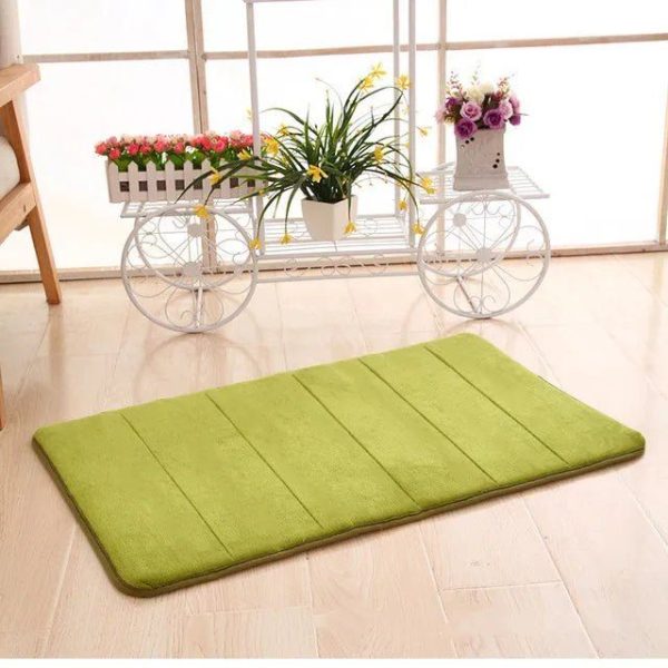 tapis de bain antidérapant vert
