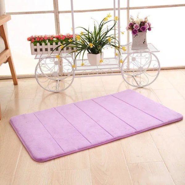 tapis de bain antidérapant violet