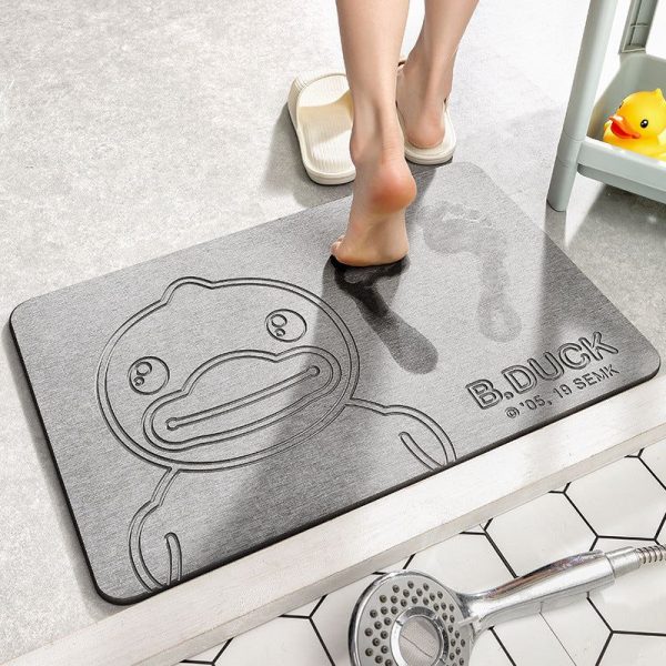 tapis de bain auto séchant deluxe