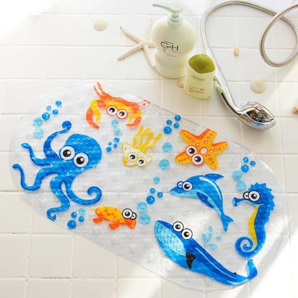tapis de bain bébé motifs amusants