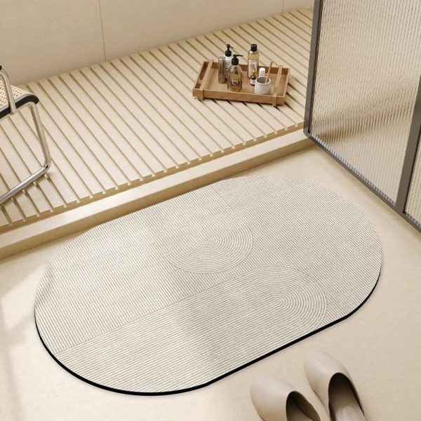 tapis de bain haut de gamme en diatomée