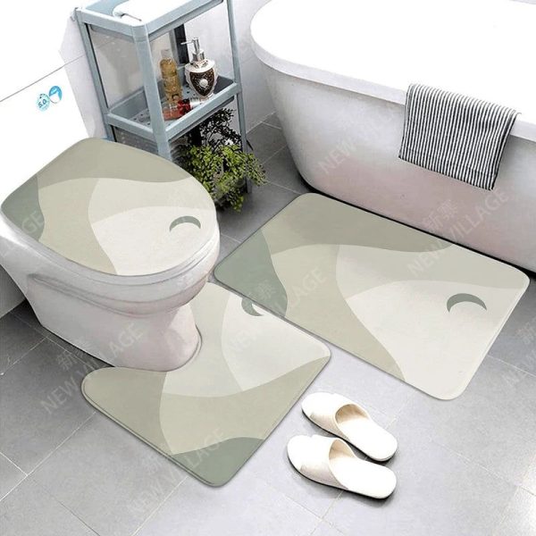 tapis de bain vert nature