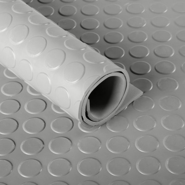 tapis en caoutchouc gris