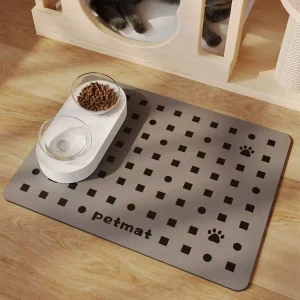 Tapis alimentaire pour chien en diatomite